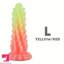 6.3in 7.48in 9.06in Colorful Luminous Hedgehog Spiked BDSM Dildo