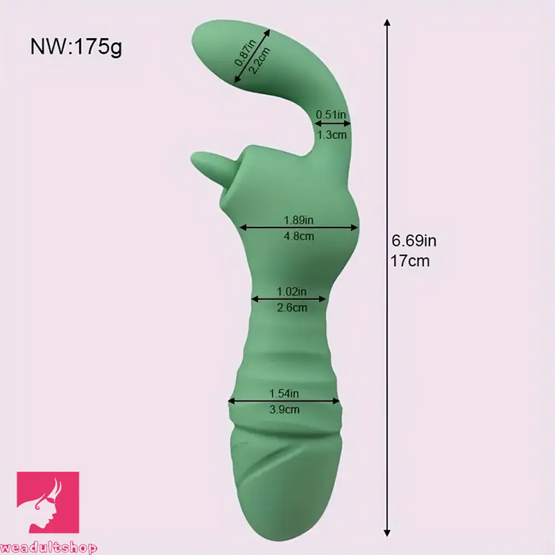 6.69in Multiple Colors Soft Silicone Dildo For G-spot Stimulation Sex