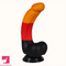 8.07in Curved Male Female Masturbation Big Dildo For Erotic Expander