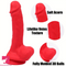 8.07in Real Lifelike Veins Texture Big Silicone Soft Female Dildo