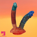 9.44in Double-Headed Silicone Soft Large Dildo For Lesbian Sex