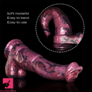 Multiple Options Liquid Silicone Big Soft Dog Knot Horse Cock Dildo