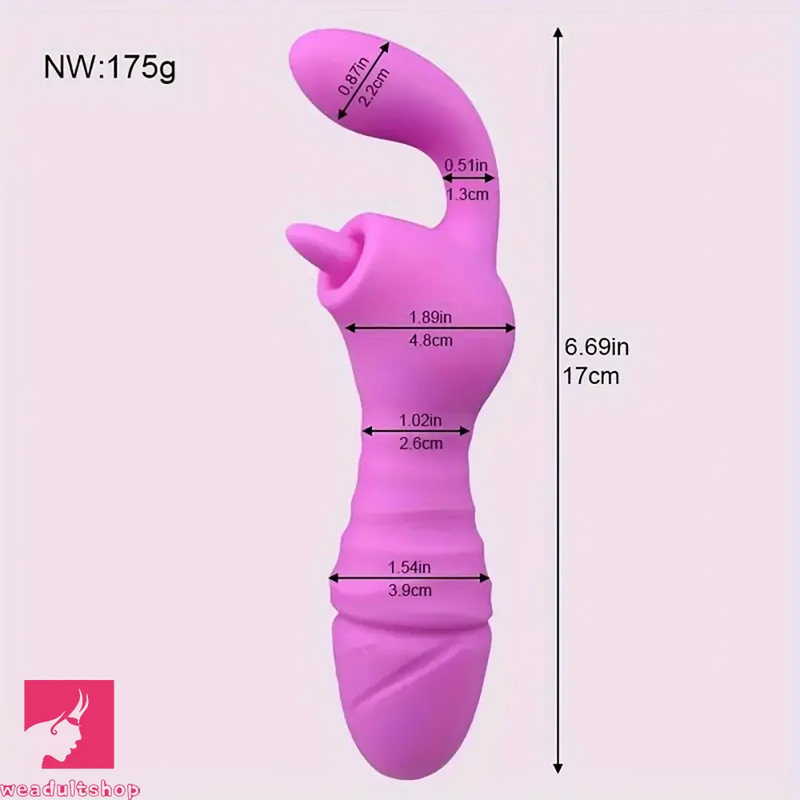 6.69in Multiple Colors Soft Silicone Dildo For G-spot Stimulation Sex