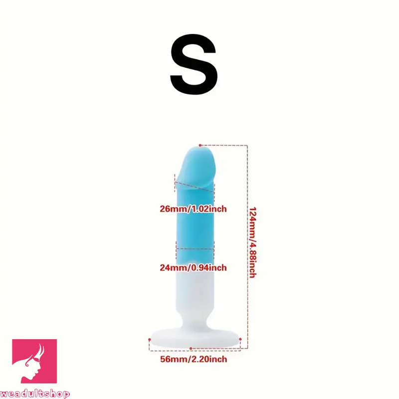 4.88in 5.28in 5.83in Silicone Small Soft Real Dildo For Beginner to Expert