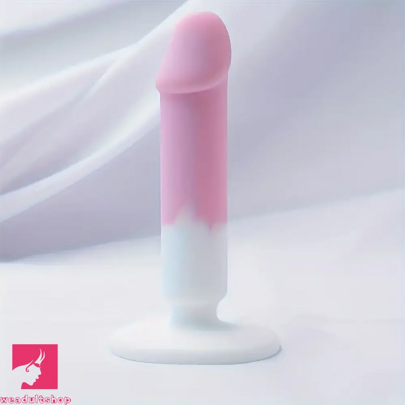 4.88in 5.28in 5.83in Silicone Small Soft Real Dildo For Beginner to Expert