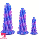 6.3in 7.48in 9.06in Colorful Luminous Hedgehog Spiked BDSM Dildo