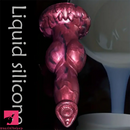 Multiple Options Liquid Silicone Big Soft Dog Knot Horse Cock Dildo