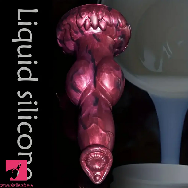 Multiple Options Liquid Silicone Big Soft Dog Knot Horse Cock Dildo