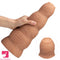 12.79in Huge Foreskin Anal G Spot Lifelike Wide Silicone Uncut Dildo