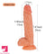 7.87in Real PVC Skin Feeling Penis Dildo Sex Toy For Women Men