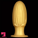 5.9in 6.7in 8.07in Silicone Corn Anal Plug Golden Fat Thick Real Dildo