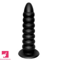 9.84in Big Threads Silicone Anal Dildo Suction Cup Soft Cock Butt Plug