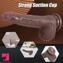 7.28in Realistic Silicone Lifelike 3D Texture Dildo For Beginners Sex