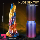 9.05in Thrusting Realistic Animal Monster Vibrating Odd Automatic Dildo