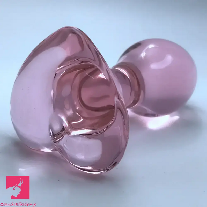 3.43in Crystal Clear Penis Glass Small Dildo Adult Masturbation Sex