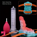 3.74in 4.88in Spraying Water Silicone Soft Squirting Fantasy Dildo