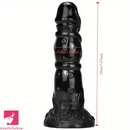 7.87in Fantasy Black Spiked Male Dildo For Stimulation Massager Sex