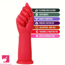 8.3in Big Silicone Soft Fist Hands Dildo For G-spot Clitoral Love Sex