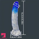 6.38in Gradient Clear Male Dildo For Stimulation Massager Sex Love