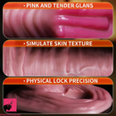 5.1in 6.9in Penis Sleeve Extender Silicone Soft Dildo With Cock Ring