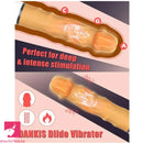 9.06in Automatic Big Heating Vibrating Dildo Machine For Clit Sex