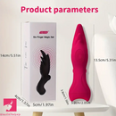 5.31in Vibrating Finger Small Silicone Dildo For G-spot Clitoral Sex