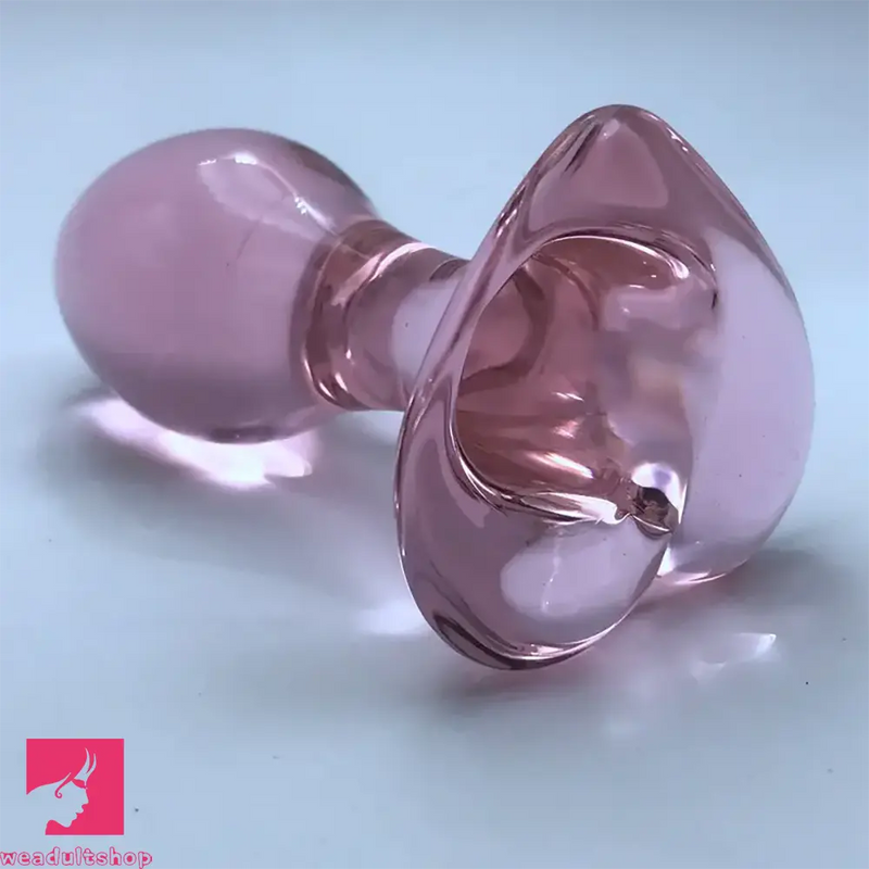 3.43in Crystal Clear Penis Glass Small Dildo Adult Masturbation Sex