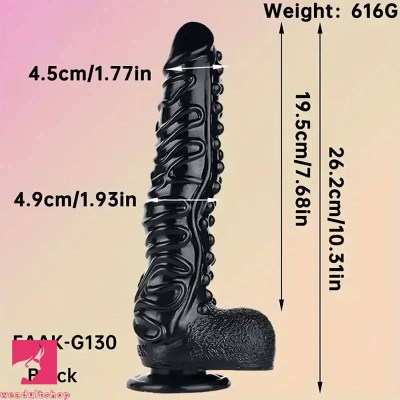 10.31in Fantasy Big Women Cock Suction Cup Dildo For Easy to Use