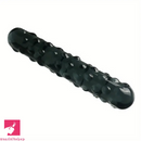 6.89in Crystal Clear Penis Glass Double Sided Spiked Dildo Sex Toy