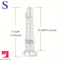 6.89in 7.87in 9.06in Clear Dragon Scale Big Male Dildo For Love