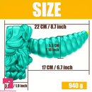 8.7in Fantasy Odd Silicone Soft Big Real Dildo For Halloween Christmas