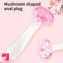 5.31in Crystal Mushroom Penis Glass Anal Small Dildo Masturbation