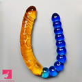 17.8in Big Long Dual Heads Dildo With Anal Beads For G-Spot