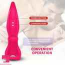 5.31in Vibrating Finger Small Silicone Dildo For G-spot Clitoral Sex