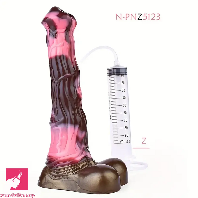 10.43in Soft Silicone Animal Horse Squirting Large Dildo For Vagina Sex