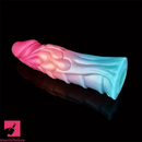 7.99in Anatomy Soft Silicone Reusable Spiked Cock Sleeve Dildo