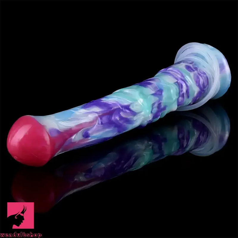 11.61in Soft Silicone Animal Horse Ejaculating Large Dildo For Men