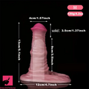 5.1in 6.9in Penis Sleeve Extender Silicone Soft Dildo With Cock Ring