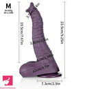 7.28in 9.25in 11.22in Elephant Trunk Silicone Soft Large Animal Dildo