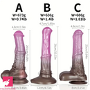 9.68in 9.84in 10.23in Soft Silicone Animal Horse Big Cock Dildo