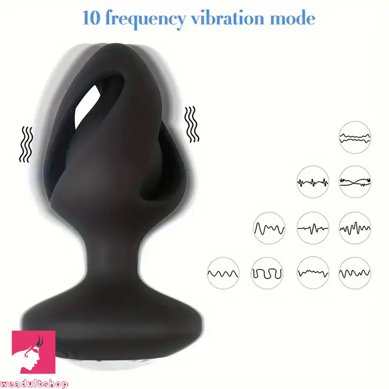 3.39in Waterproof Small Remote Control Dildo Butt Plug For Adults