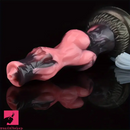 8.07in Luminous Squirting Knot Animal Big Silicone Soft Dildo For Anal