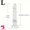 6.89in 7.87in 9.06in Clear Dragon Scale Big Male Dildo For Love