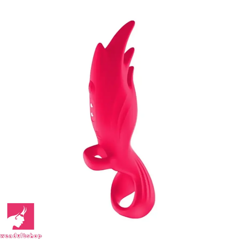 5.31in Vibrating Finger Small Silicone Dildo For G-spot Clitoral Sex