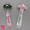 5.31in Crystal Mushroom Penis Glass Anal Small Dildo Masturbation