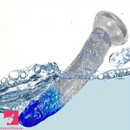 6.38in Gradient Clear Male Dildo For Stimulation Massager Sex Love