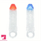 8.46in Clear Anatomy Big Spiked Penis Sleeve Dildo For Enlargement