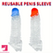 8.46in Clear Anatomy Big Spiked Penis Sleeve Dildo For Enlargement