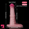 5.1in 6.9in Penis Sleeve Extender Silicone Soft Dildo With Cock Ring