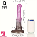 9.68in 9.84in 10.23in Soft Silicone Animal Horse Big Cock Dildo